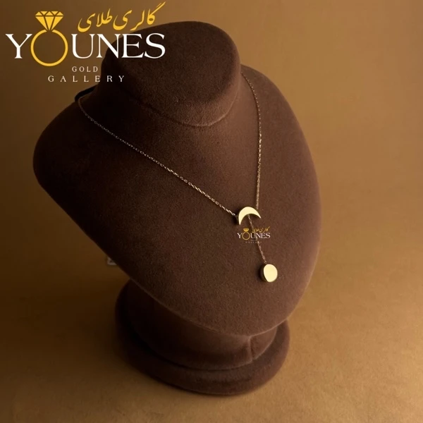 گردنبند ماه دنباله دار طلا